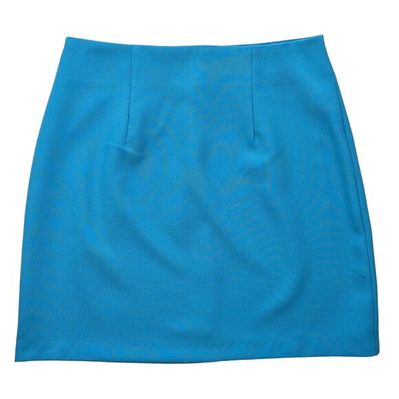 90s Blue Mini Skirt - Picture 1 of 5
